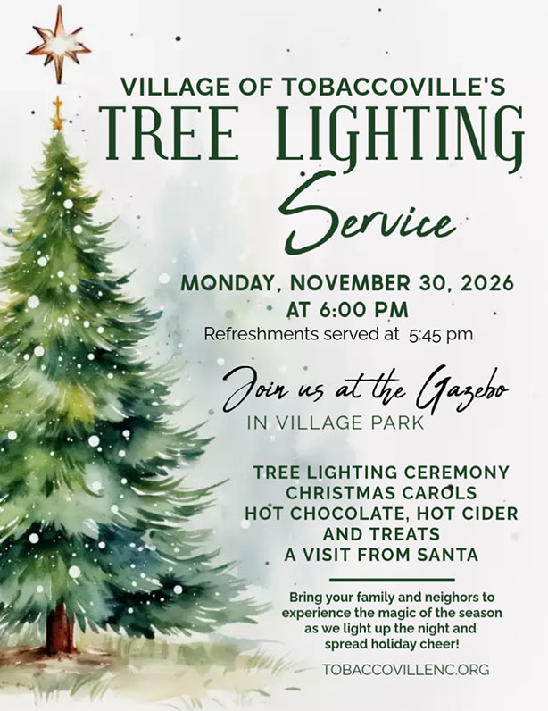 2026 Tree Lighting Flyer